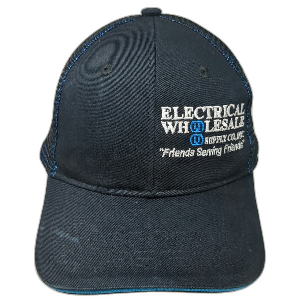 Port Authority Trucker Hat Black Blue One Size Electrical Wholesale Supply Co